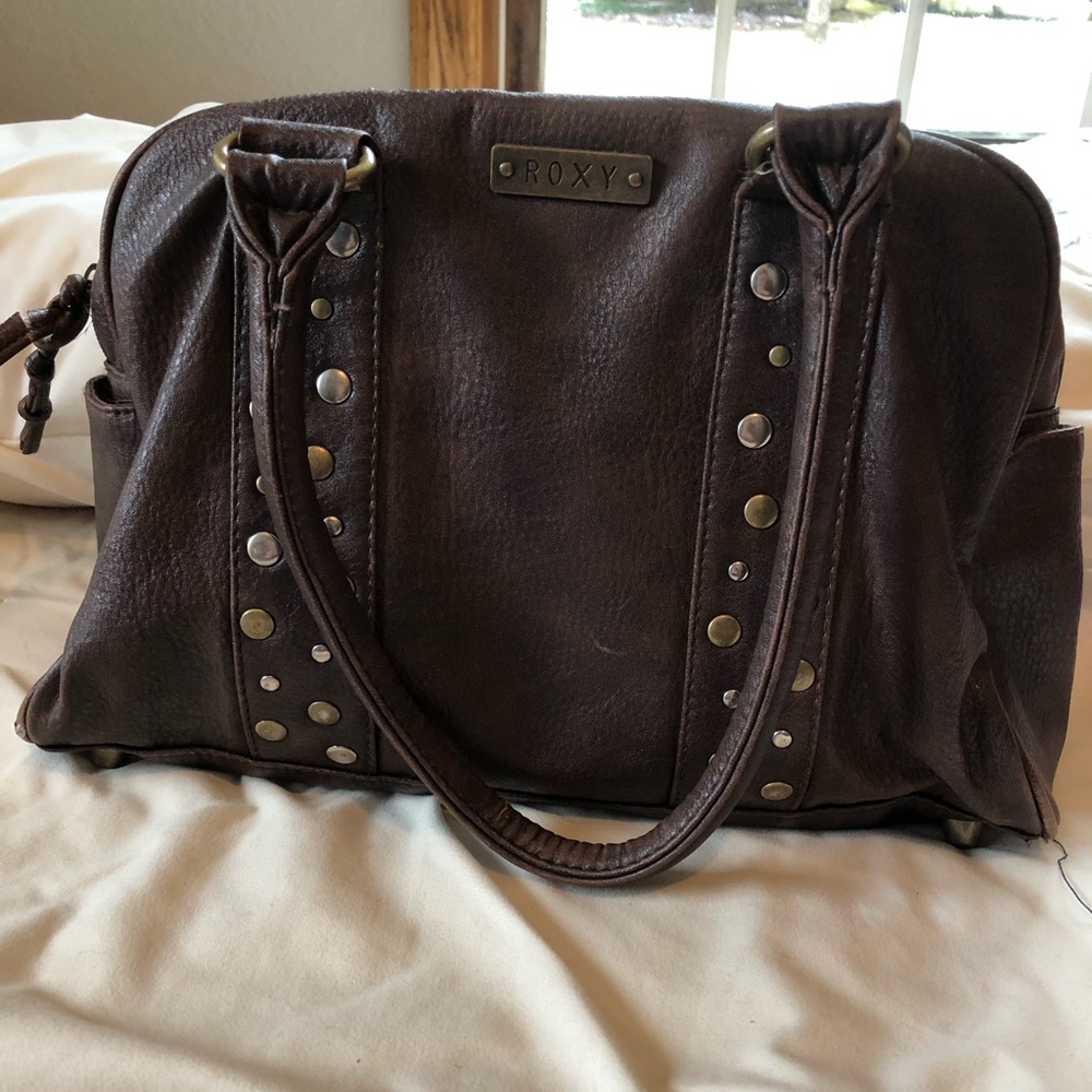 Roxy leather purse